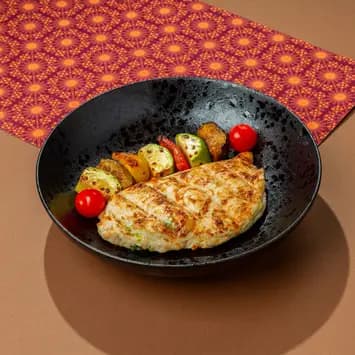 Грудка цыплёнка, фаршированная сыром и шпинатом
